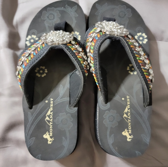 Montana west flip flops size 7 - Picture 2 of 6